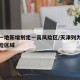 天津一地新增划定一高风险区/天津列为疫情高风险区域