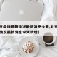 【北京疫情最新情况最新消息今天,北京疫情最新情况最新消息今天新增】