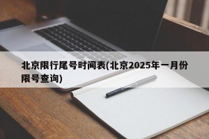 北京限行尾号时间表(北京2025年一月份限号查询)