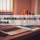 五一放假时间表2023年/2025五一放假时间表